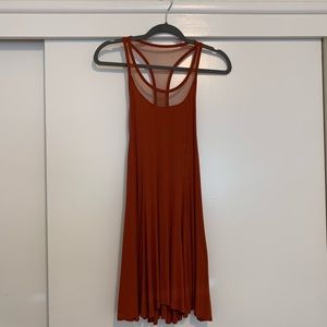Burnt orange dress
